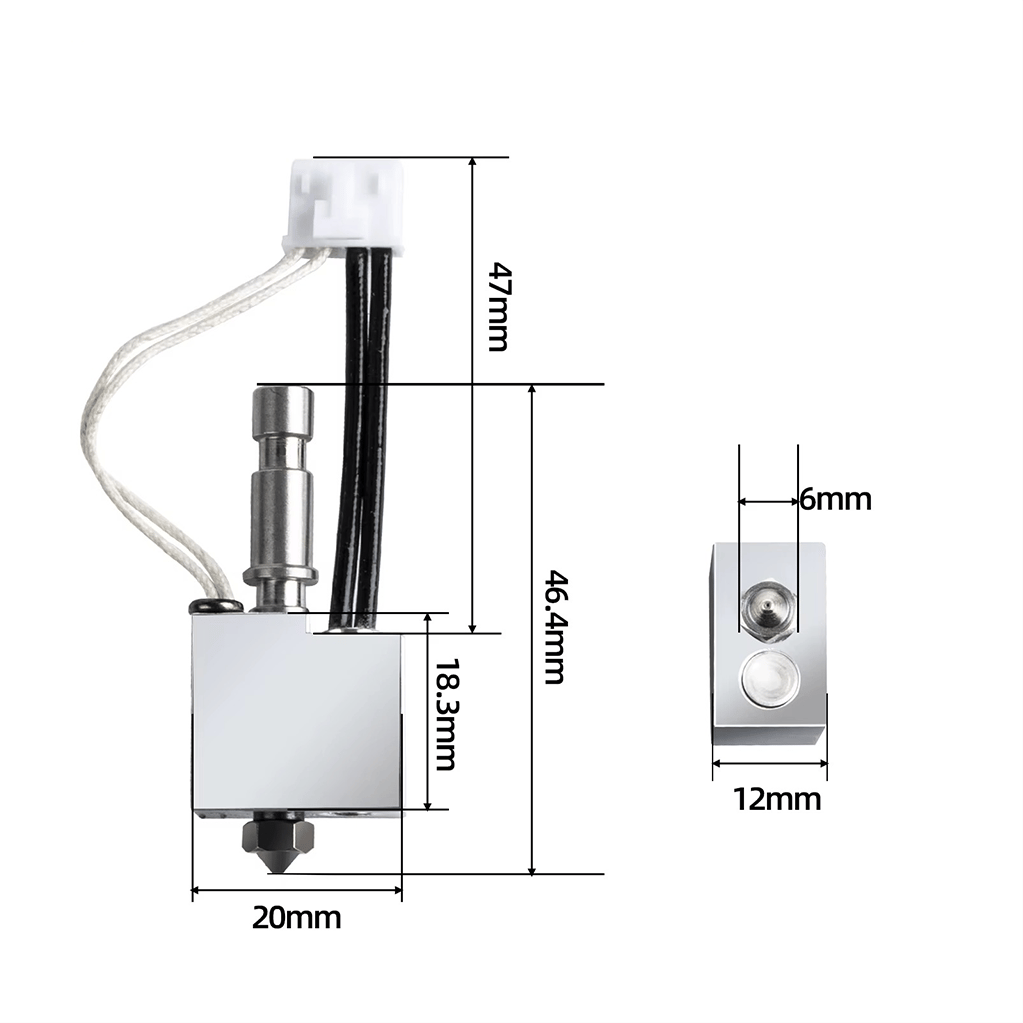 Anycubic Kobra S1 Hotend Seti-0.4mm(Sertleştirilmiş Çelik Nozzle)