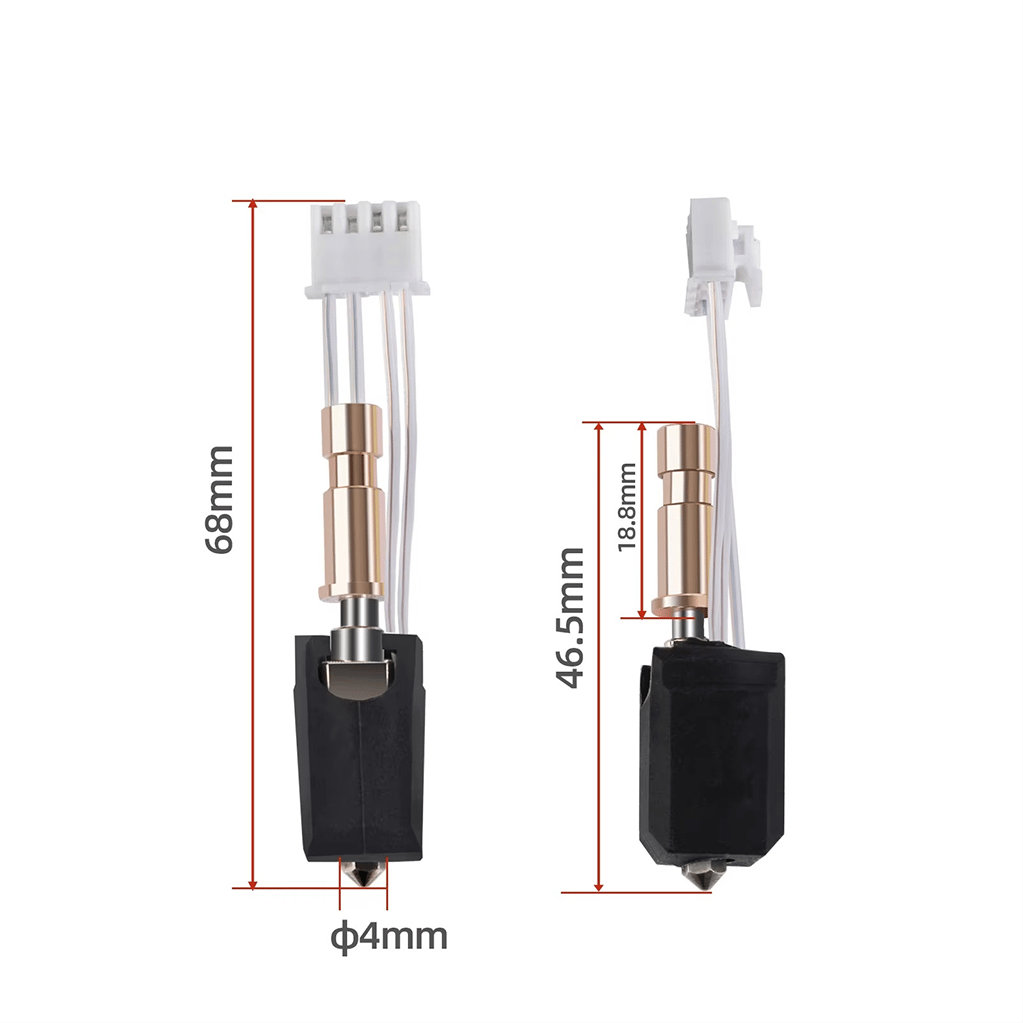 Anycubic Kobra S1 Yükseltilmiş Hotend Seti-0.6mm Sertleştirilmiş Nozzle