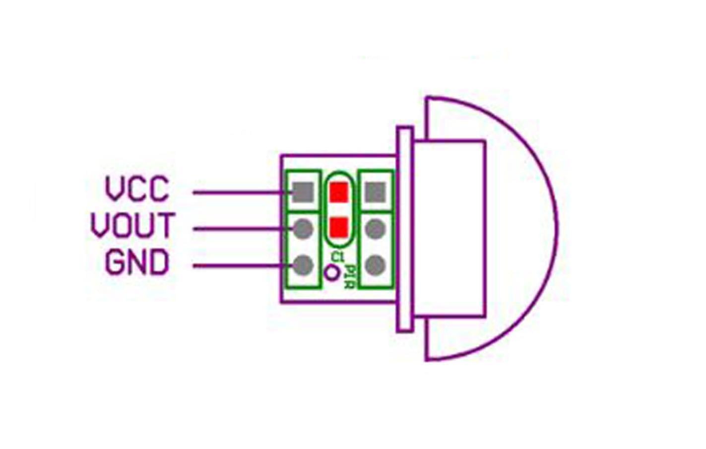 Arduino Hareket Sensörü - Mini PIR Dedektör Modülü - AM312 AS312