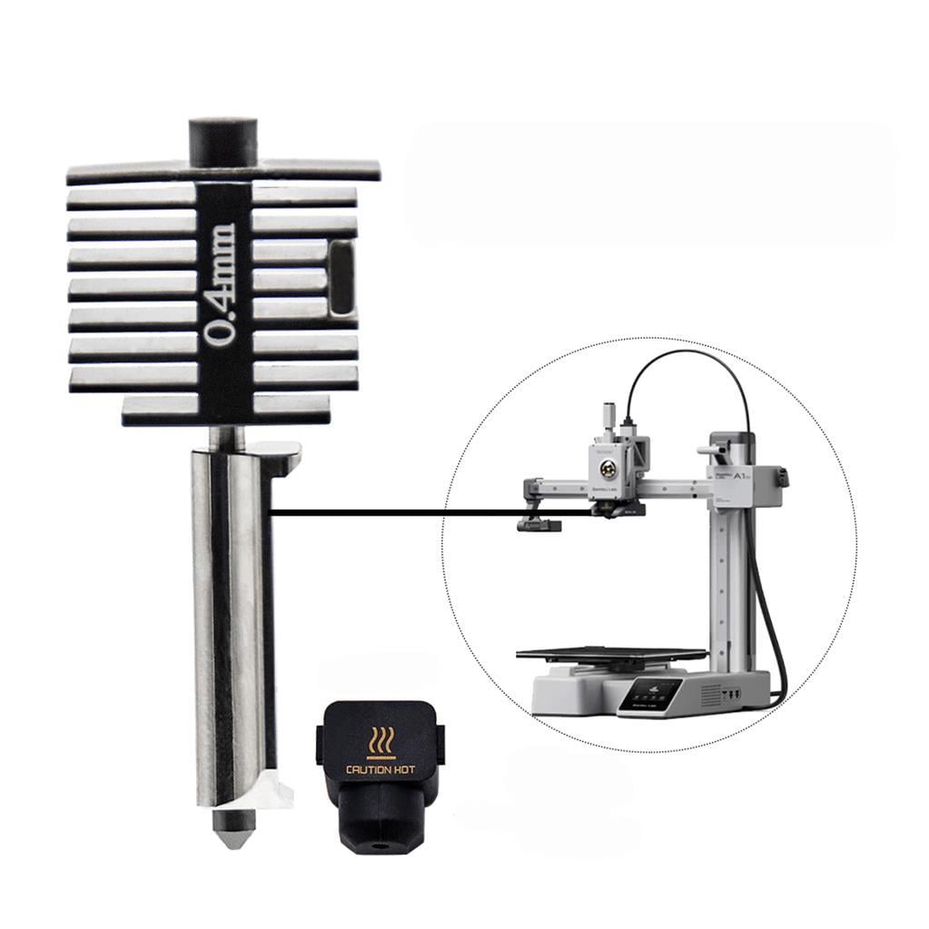 Bambu Lab A1-A1 Mini Çelik Mekanik Hotend Kiti-0.4mm