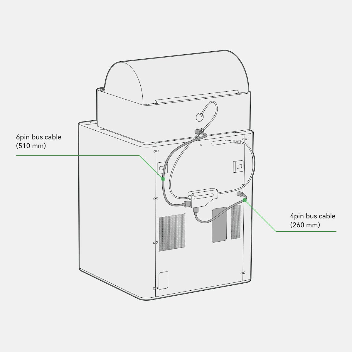 Bambu Lab AMS Bus Kablosu 6pin-1,5mt-CAB004