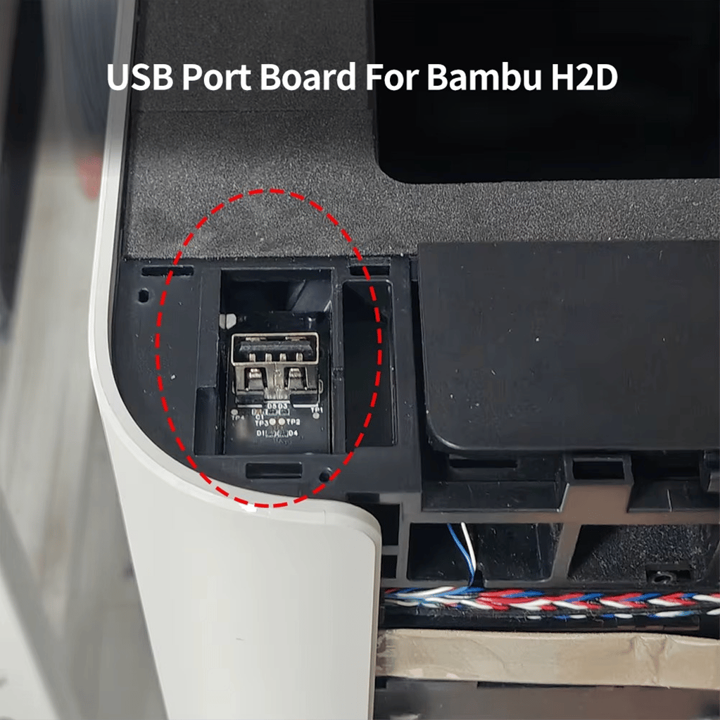 Bambu Lab H2 Serisi Uyumlu USB Port Kartı