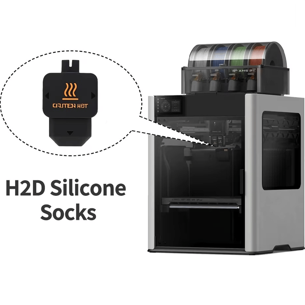 Bambu Lab H2D Silikon Çorap-Siyah