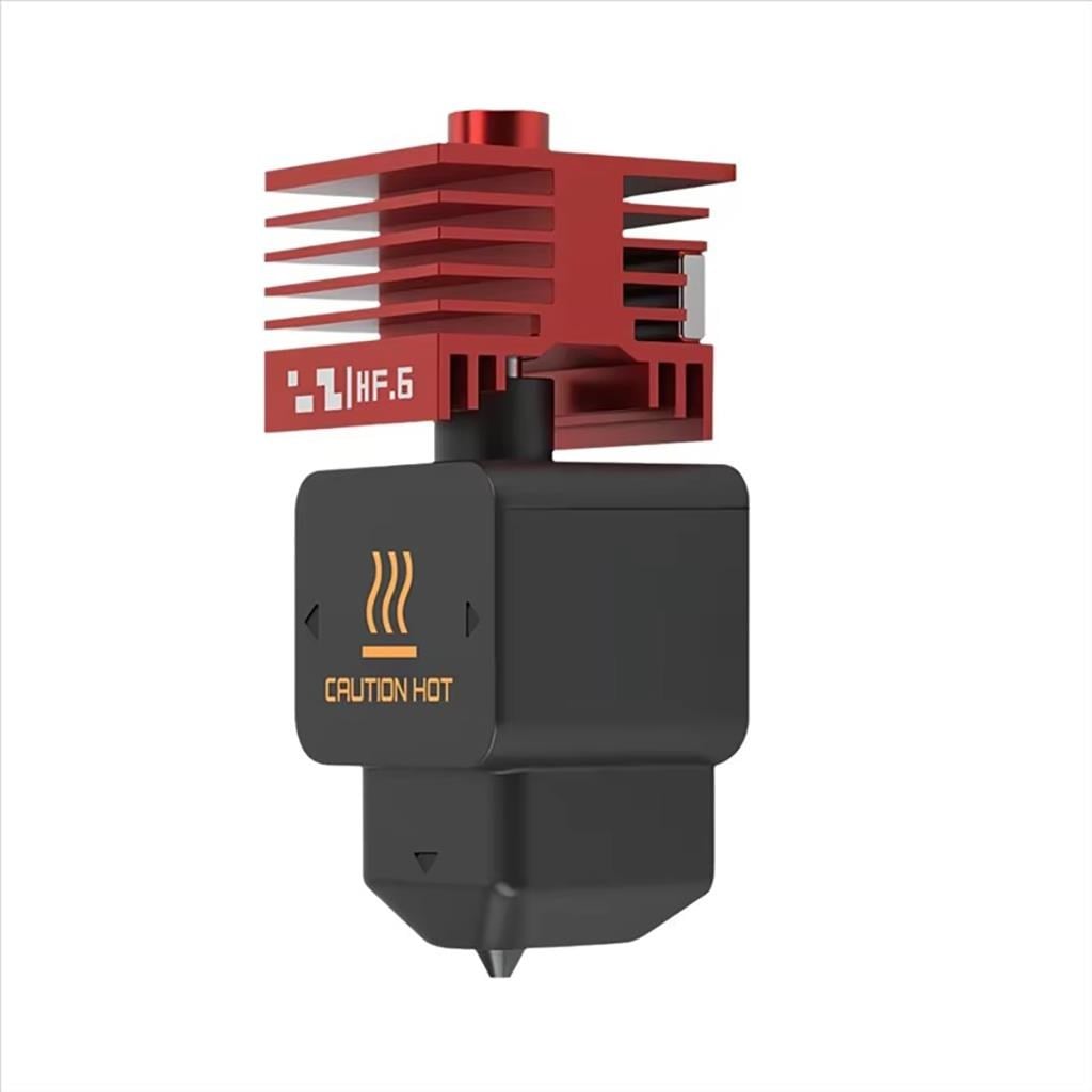 Bambu Lab H2S-H2D-H2C-P2S-A1-A1 Mini Yüksek Akışlı Sertleştirilmiş Çelik Hotend Kiti-Kırmızı-0.8mm