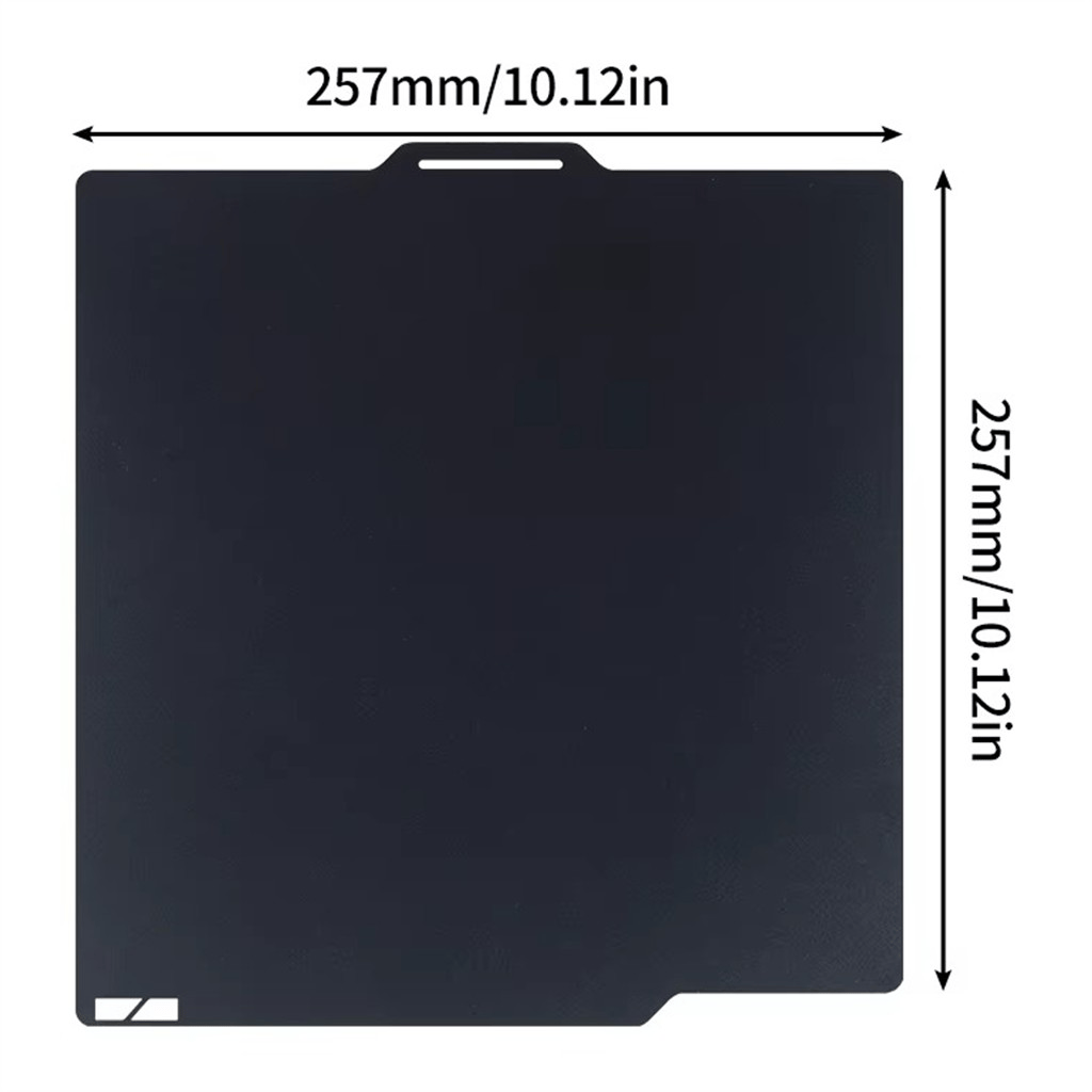 Bambu Lab X1 P1 A1 Çift Taraflı Epoxy Reçine Kaplı Yay Çeliği Tabla-257x257mm
