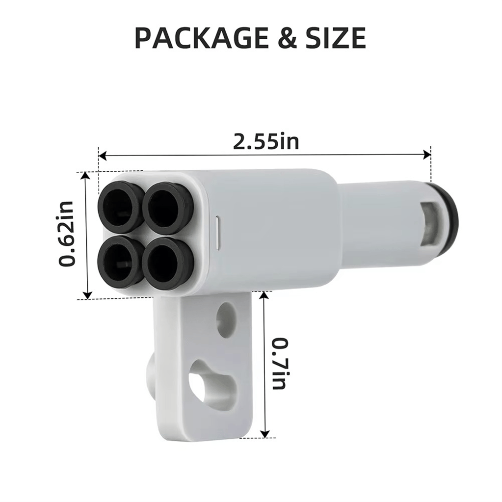 Bambu Lab X1-P1 Serisi Uyumlu 4-in-1 PTFE Adapter-FAZ013-N