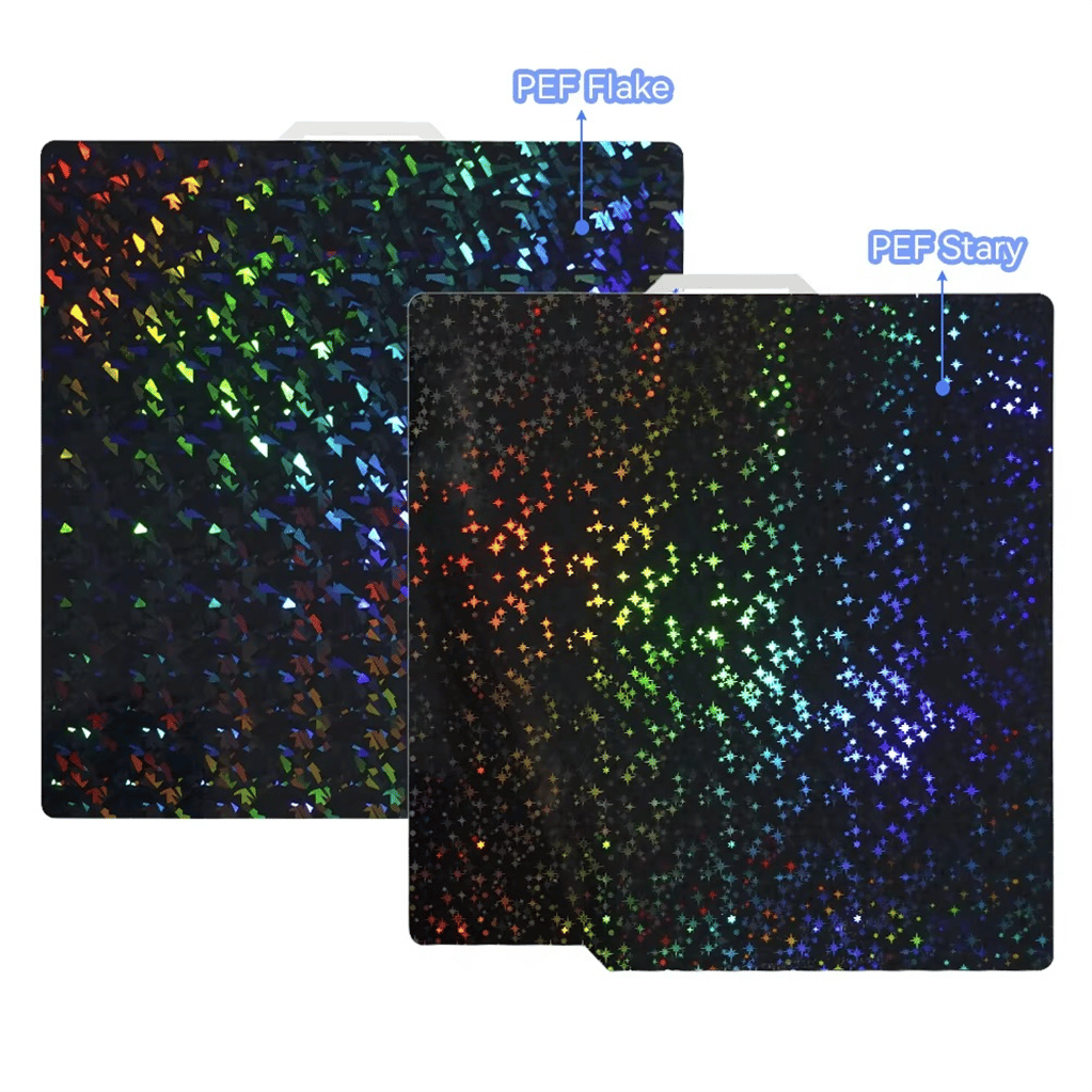 Bambu Lab X1 P1P A1 Çift Taraflı Pef Flake-Pef Stary Kaplı Yay Çeliği Tabla-257x257mm