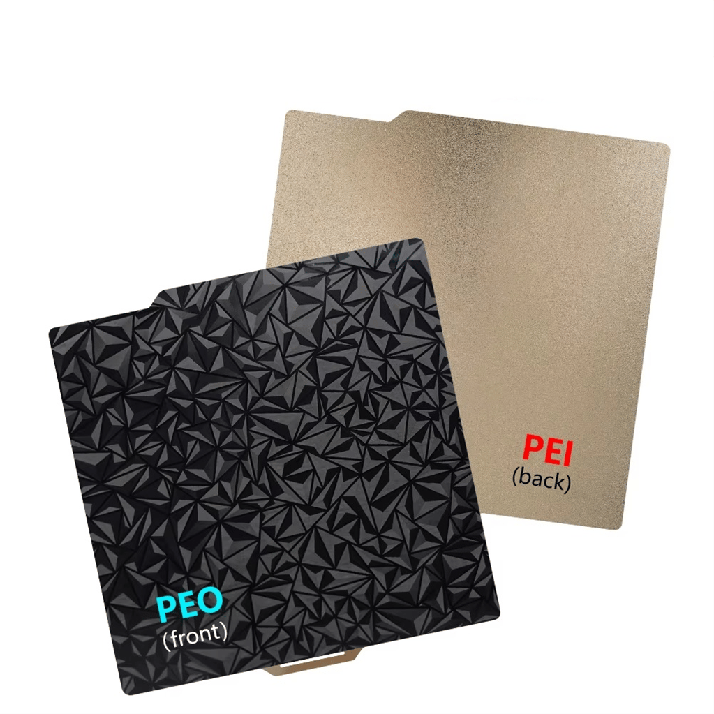 Bambu Lab X1 P1P Çift Taraflı Büyük Desenli Peo-Pei Kaplı Yay Çeliği Tabla-257x257mm