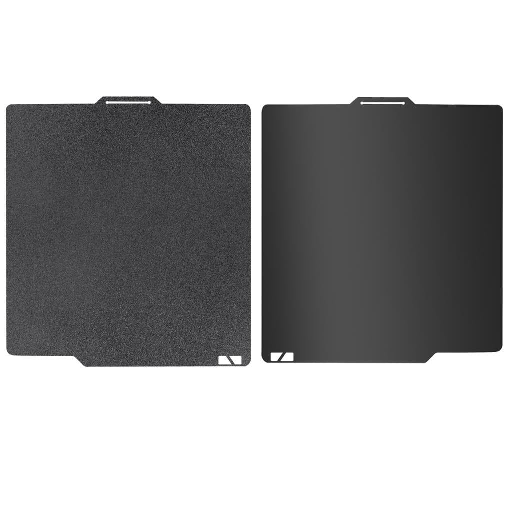 Bambu Lab X1 P1P Çift Taraflı Siyah Düz Pei-Siyah Pütürlü Pei Kaplı Yay Çeliği Tabla-257x257mm