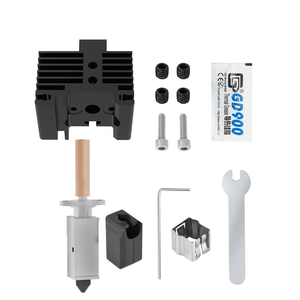 Bambu Lab X1 P1P Yükseltilmiş Hotend TZ V2.0 Bi Metal Heatbreak-Siyah