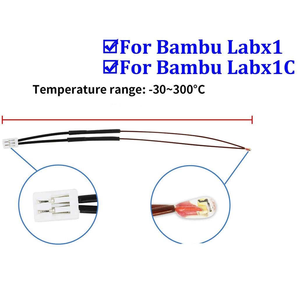Bambu Lab X1-X1C Sıcaklık Sensörü Termistör-Ntc 100k