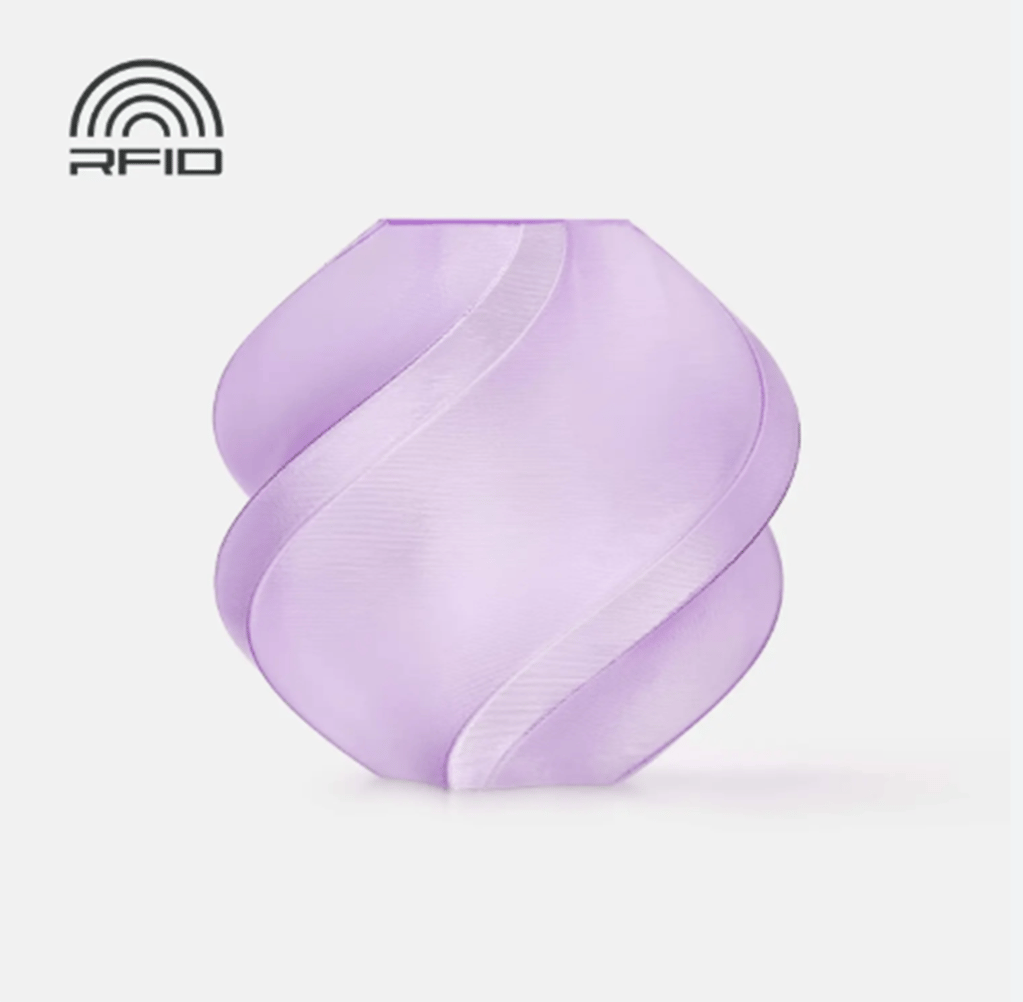 Bambu PETG Translucent Purple(Transparan Mor) 1Kg Filament