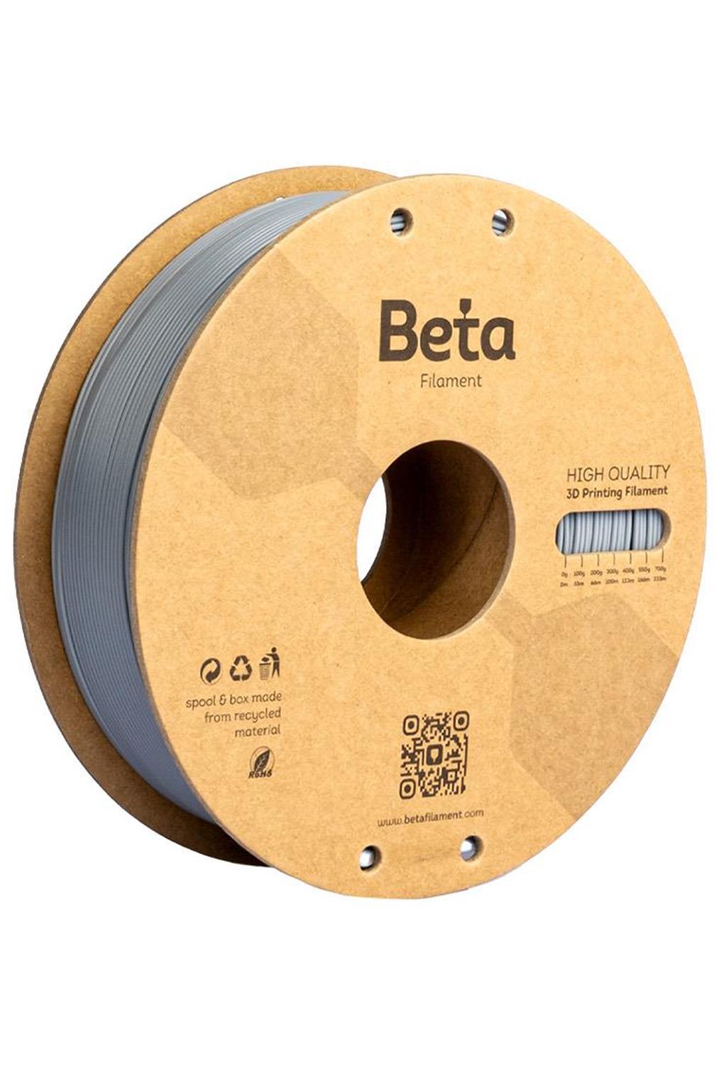 Beta PLA Plus Filament Gri 1.75mm 1000gr