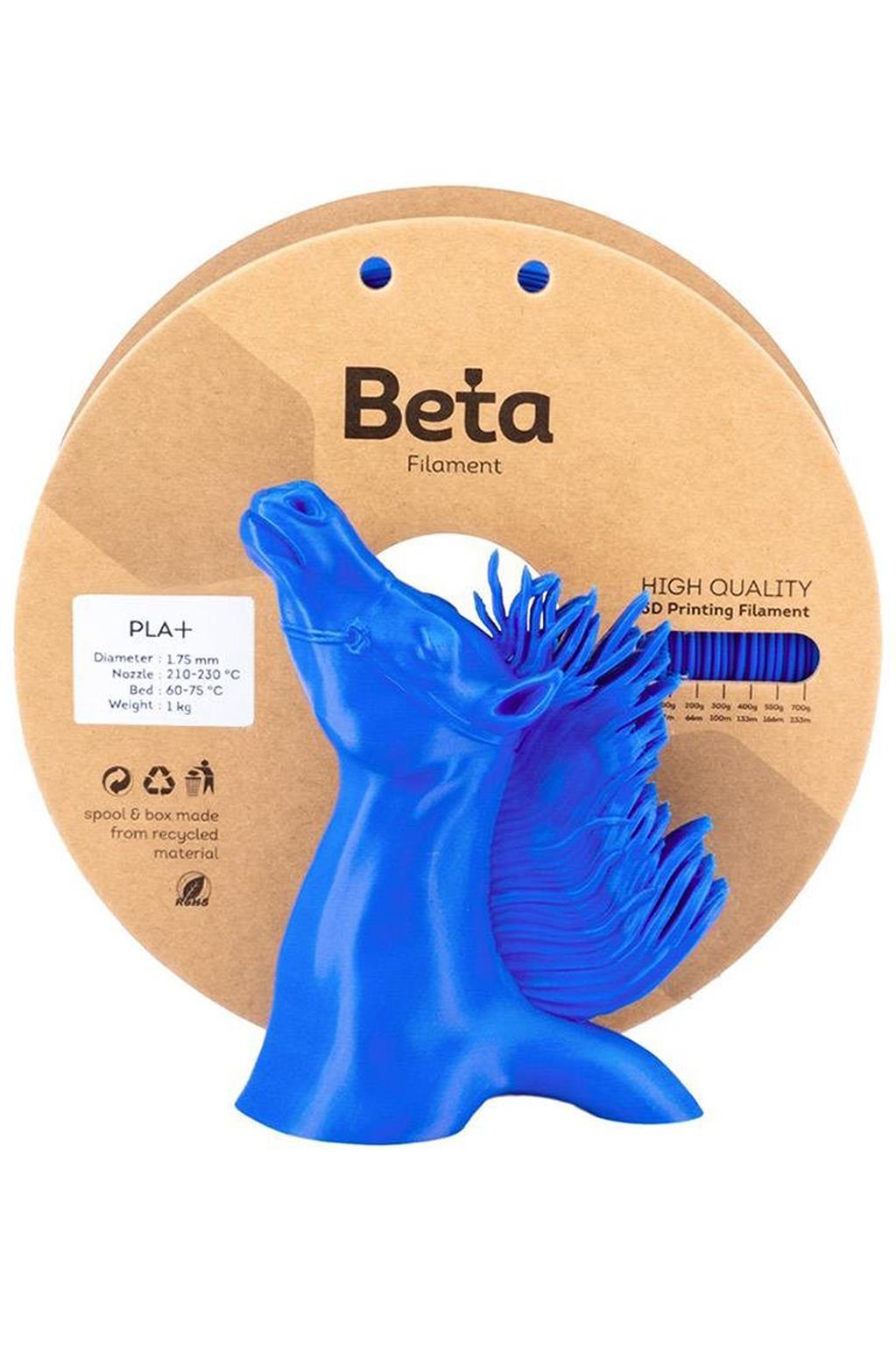 Beta PLA Plus Filament Neon Mavi 1.75mm 1000gr