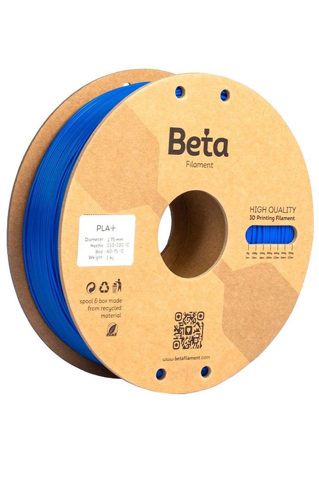 Beta PLA Plus Filament Neon Mavi 1.75mm 1000gr
