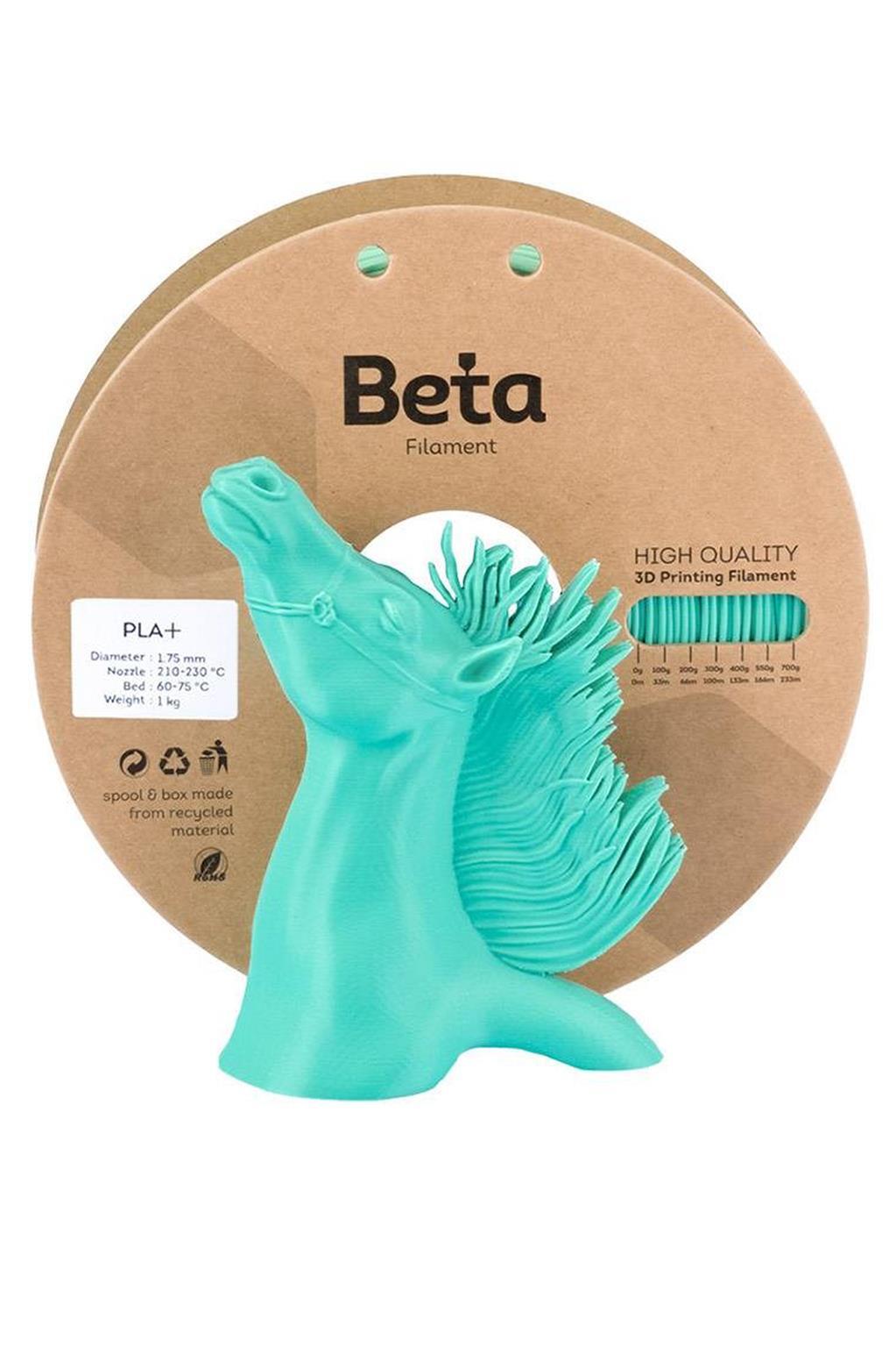 Beta PLA Plus Filament Su Yeşili 1.75mm 1000gr