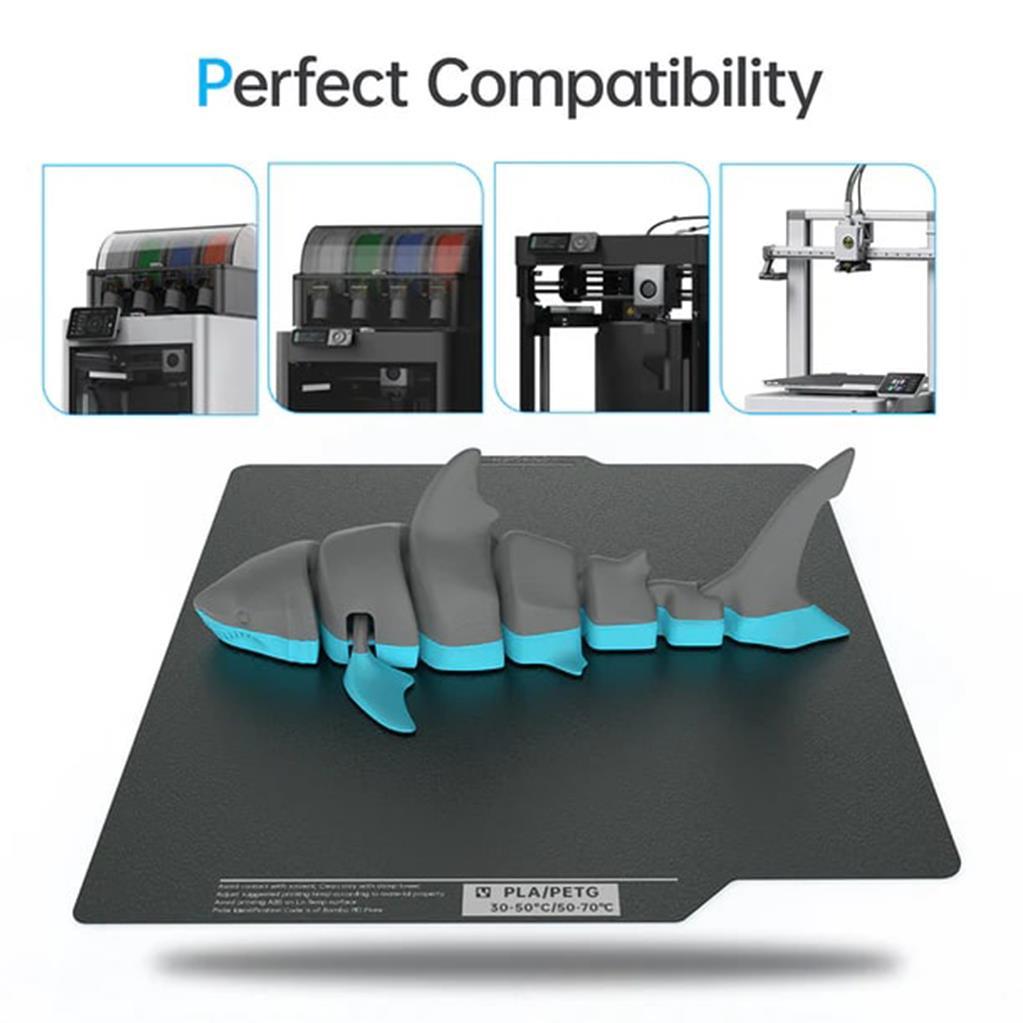 BIGTREETECH Panda Cryo Grip Pütürlü Pei X1-P1-A1 Uyumlu Çift Taraflı Baskı Yüzeyi-257x257