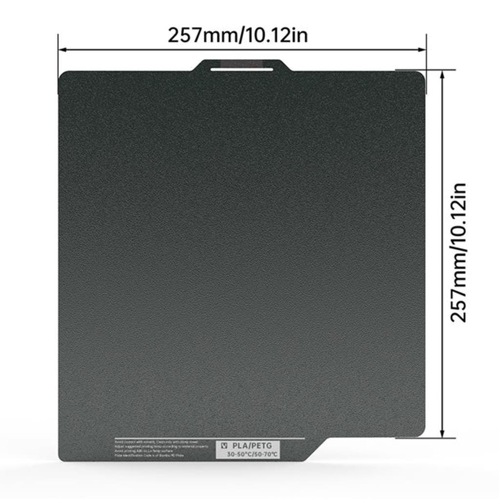 BIGTREETECH Panda Cryo Grip Pütürlü Pei X1-P1-A1 Uyumlu Çift Taraflı Baskı Yüzeyi-257x257