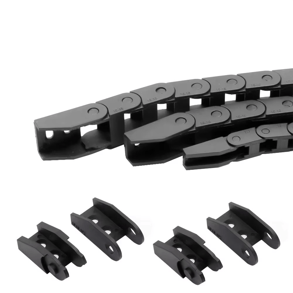 Cnc-3D Yazıcı Siyah Drag Zincir Kablo Taşıyıcı-7x7mm
