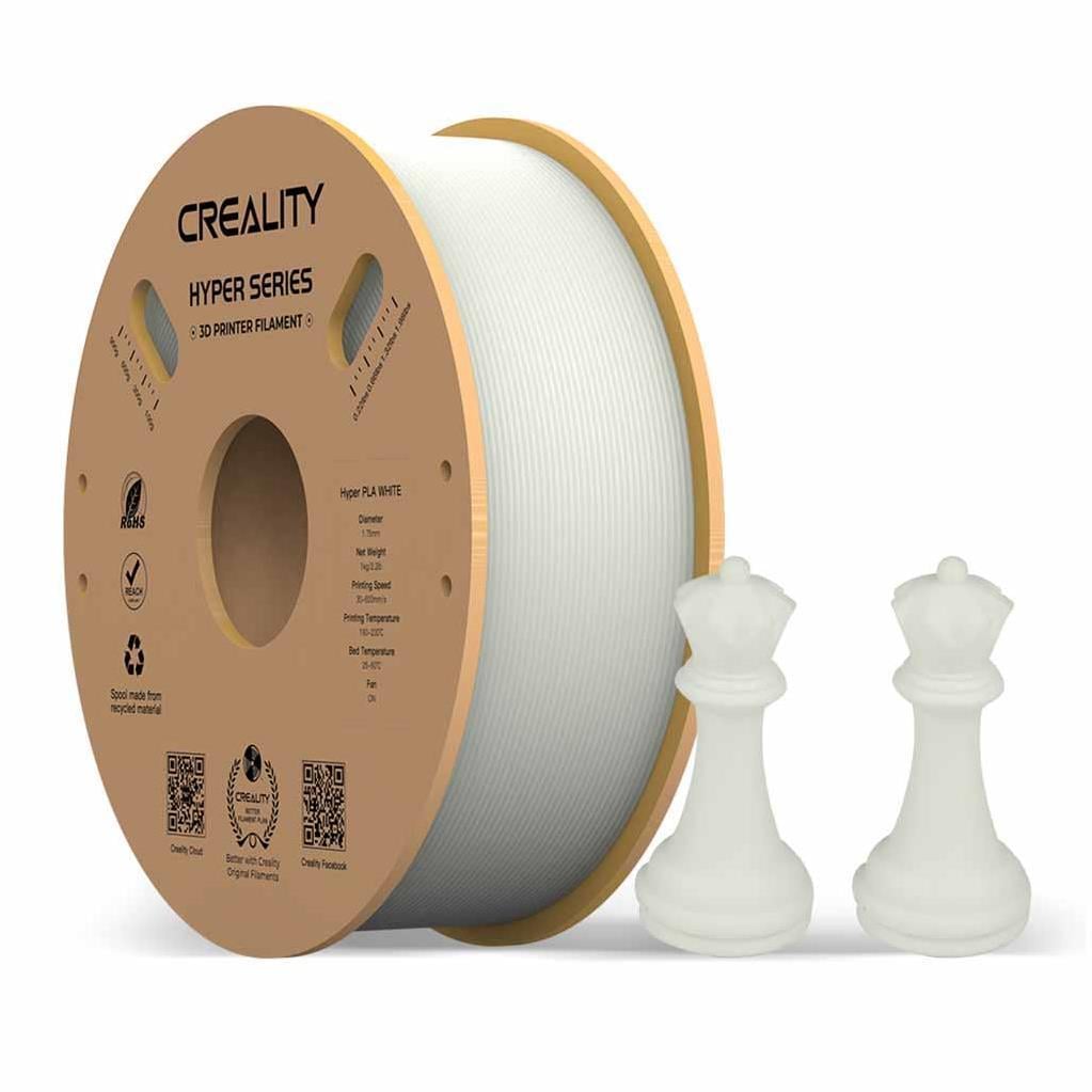 Creality Hyper PLA Beyaz Filament 1.75mm 1Kg