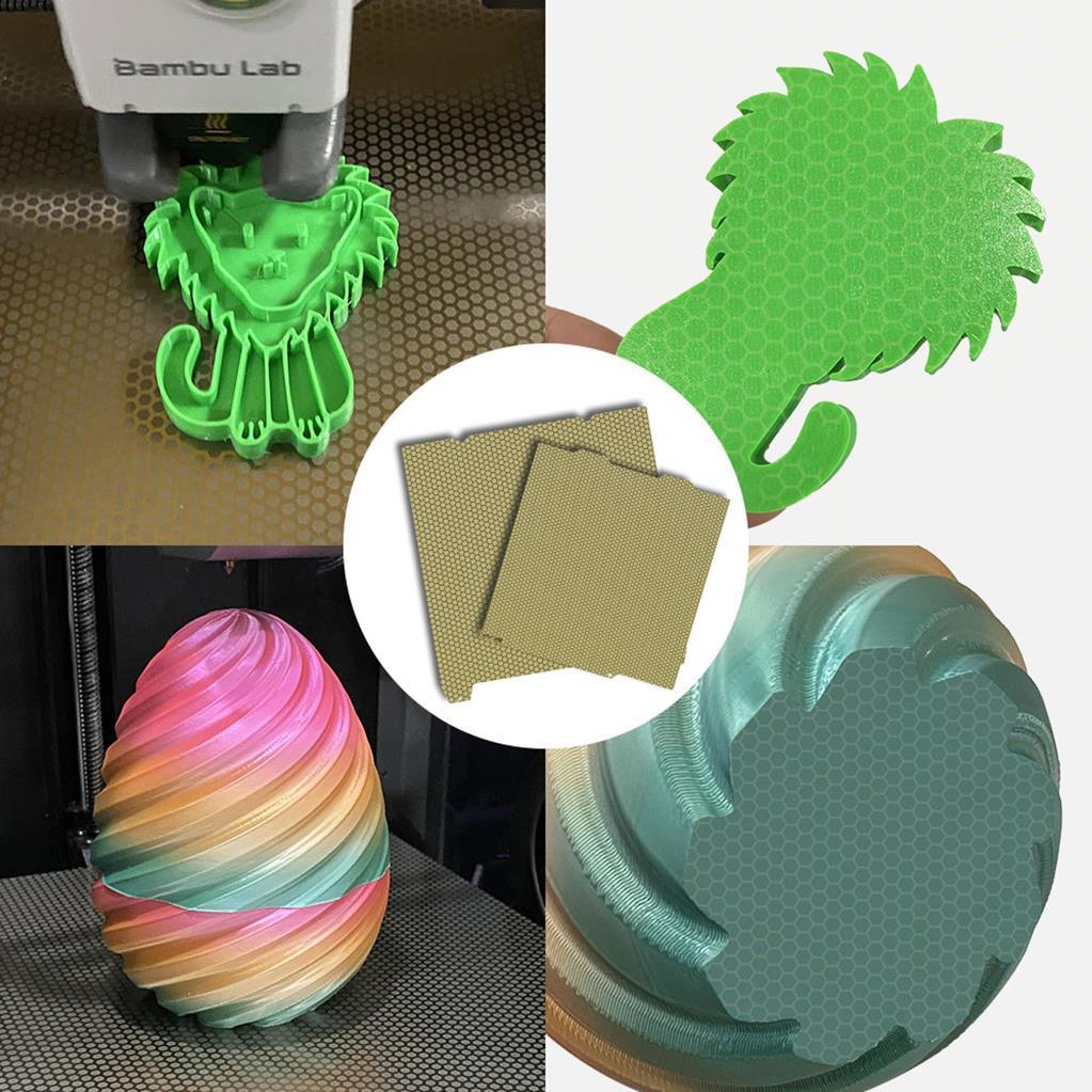 Creality K1-K1C-Ender3-S1 Ender5-S1 Çift Taraflı Bal Peteği Pei Kaplı Yay Çeliği Tabla-235x235mm