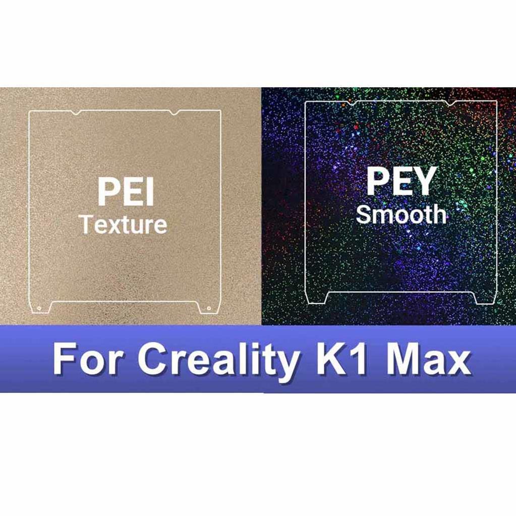 Creality K1 Max Çift Taraflı Pei-Pey Kaplı Yay Çeliği Tabla-310x315mm