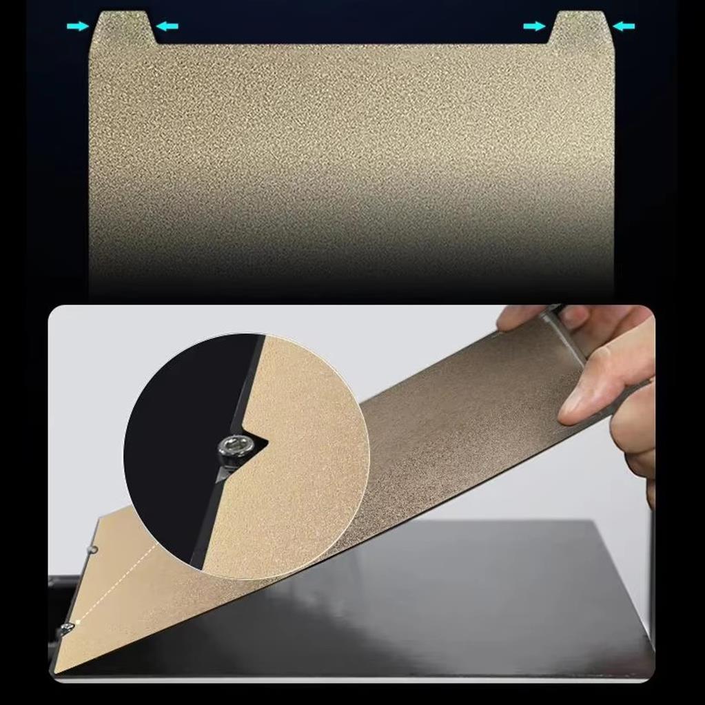 Creality K1 Max Çift Taraflı Pei-Pey Kaplı Yay Çeliği Tabla-310x315mm