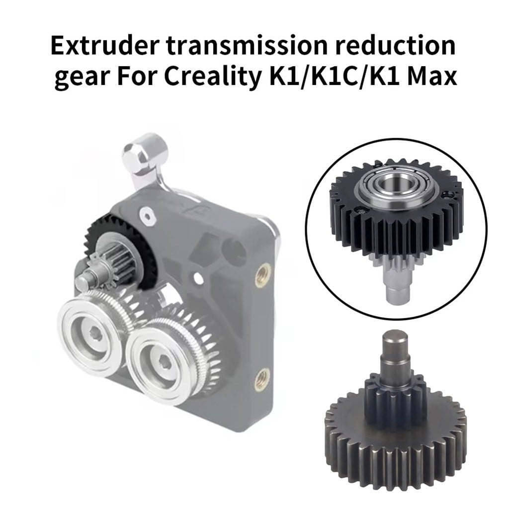 Creality K1 Serisi Geliştirilmiş Extruder Motor Dişlisi-Full Metal Şanzıman Dişlisi