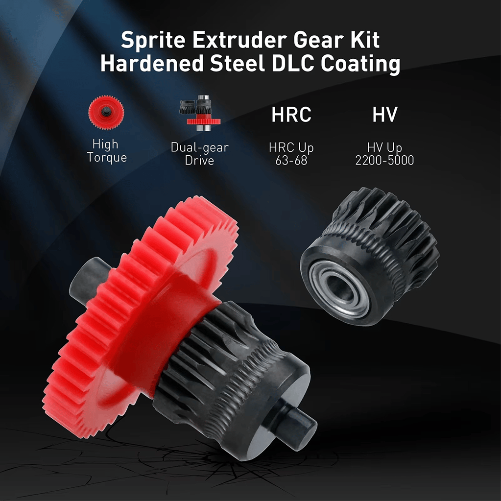 Creality Sprite Extruder Upgrade Dişli Seti(Sertleştirilmiş Çelik)