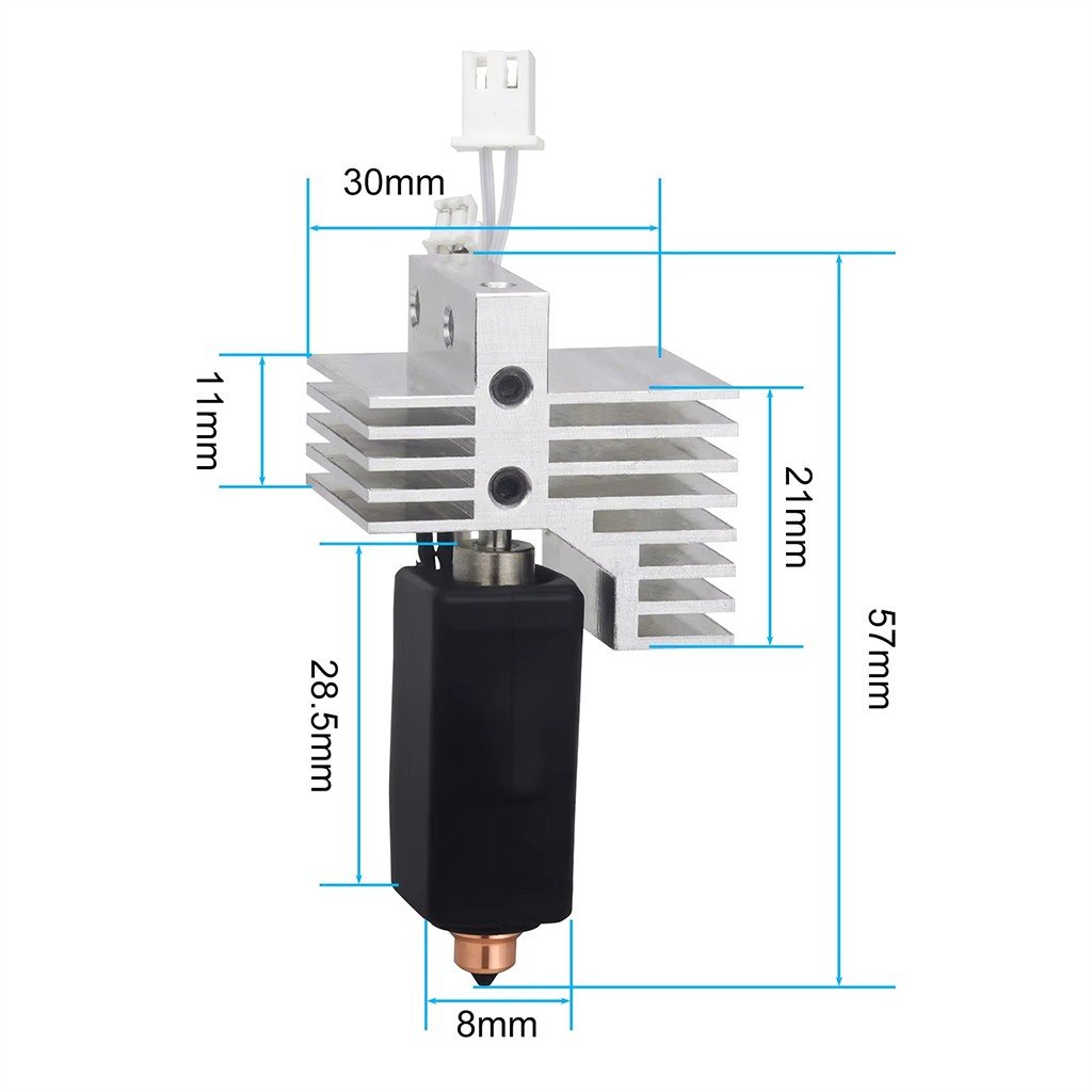 Elegoo Centauri Carbon Full Hotend Seti-Soğutucu Gövde Dahil-0.4mm