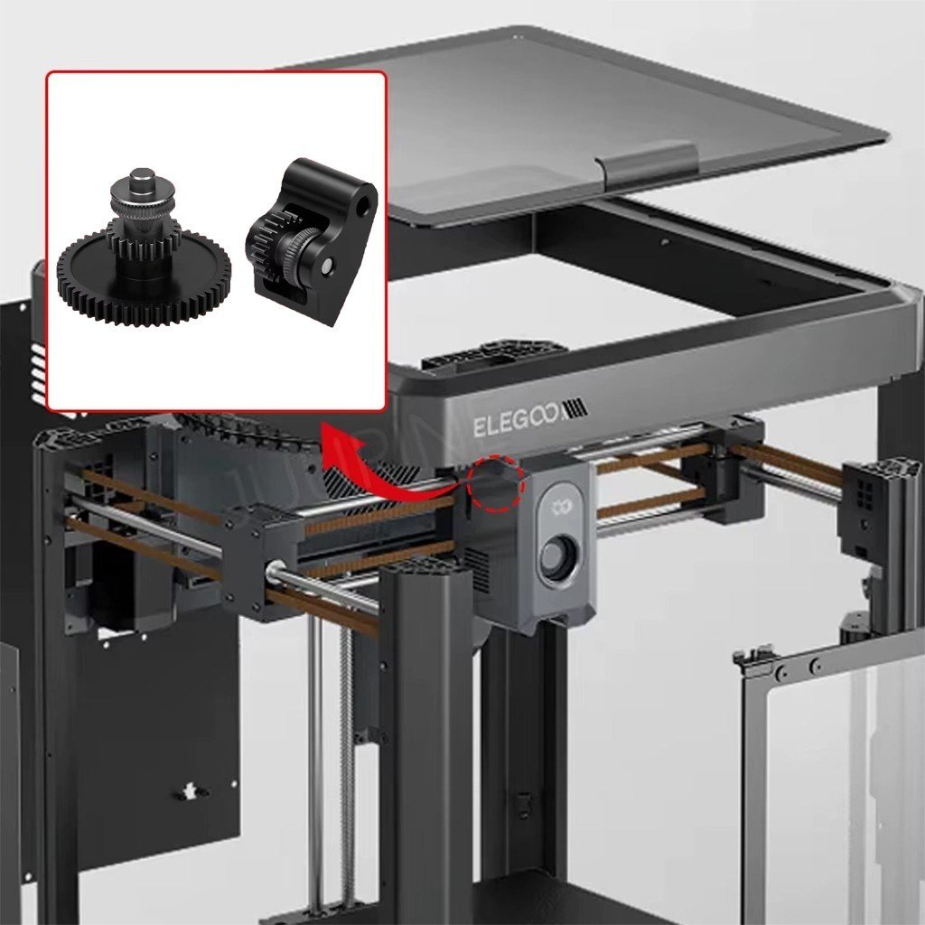 Elegoo Centauri Carbon Sertleştirilmiş Çelik Extruder Dişli Seti