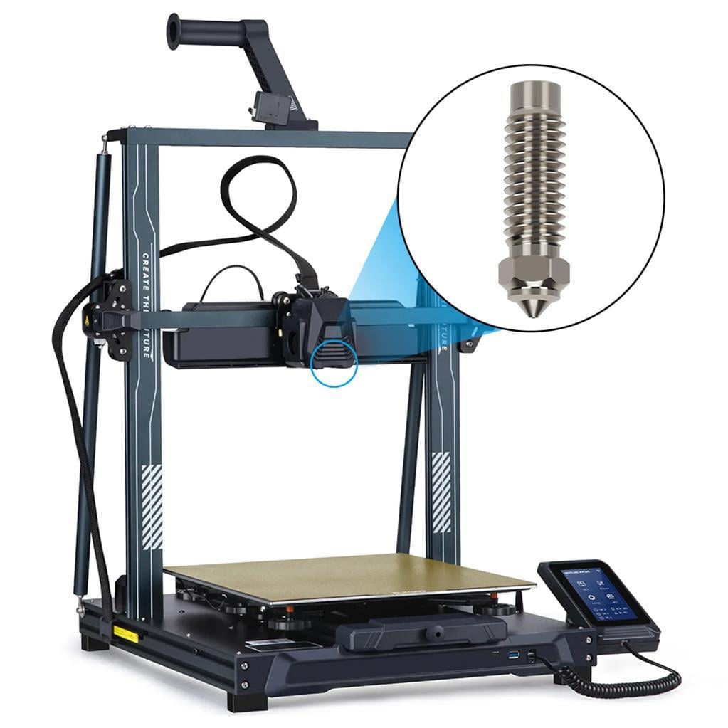 Elegoo Neptune 4 Plus-Max Krom Zirkonyum Bakır  Nozzle 500°C(0.4mm)