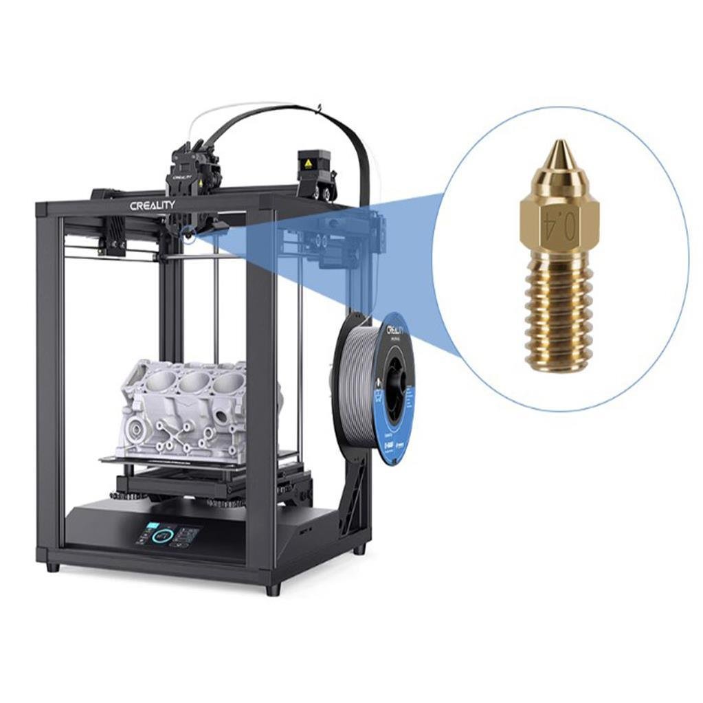 Ender 5 S1 -Ender 7 Pirinç Nozzle(0.4mm)