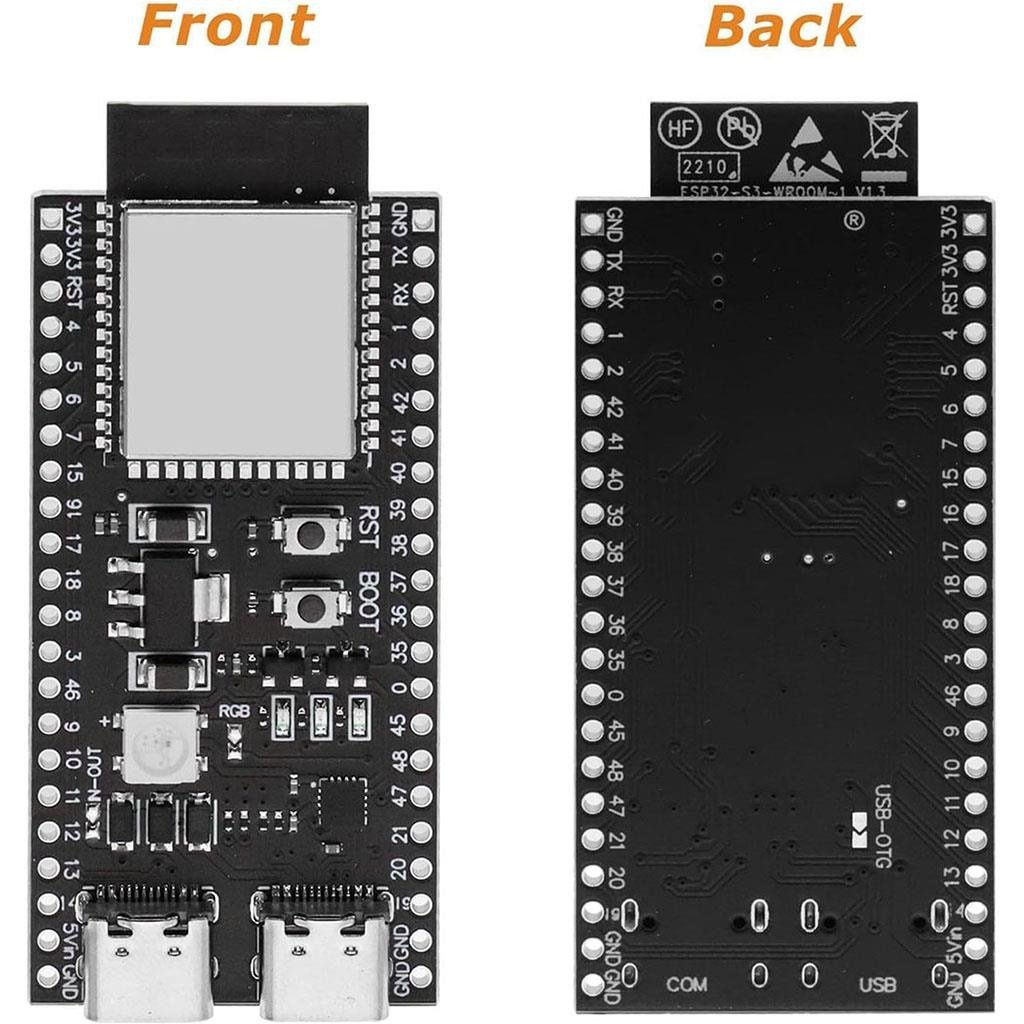 ESP32 S3 N8R2 Wifi ve Bluetooth Geliştirme Kartı