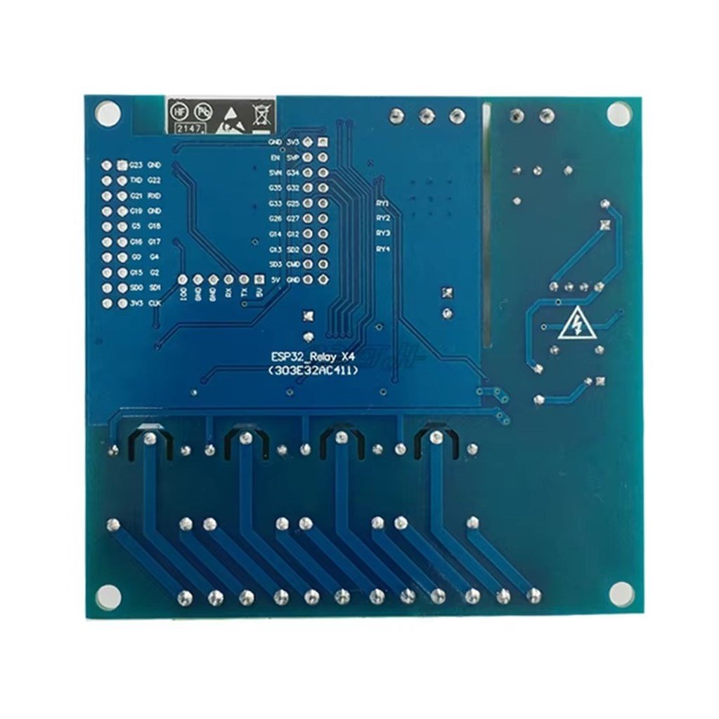 ESP32 Wifi Bluetooth 4 Kanal Röle Kartı