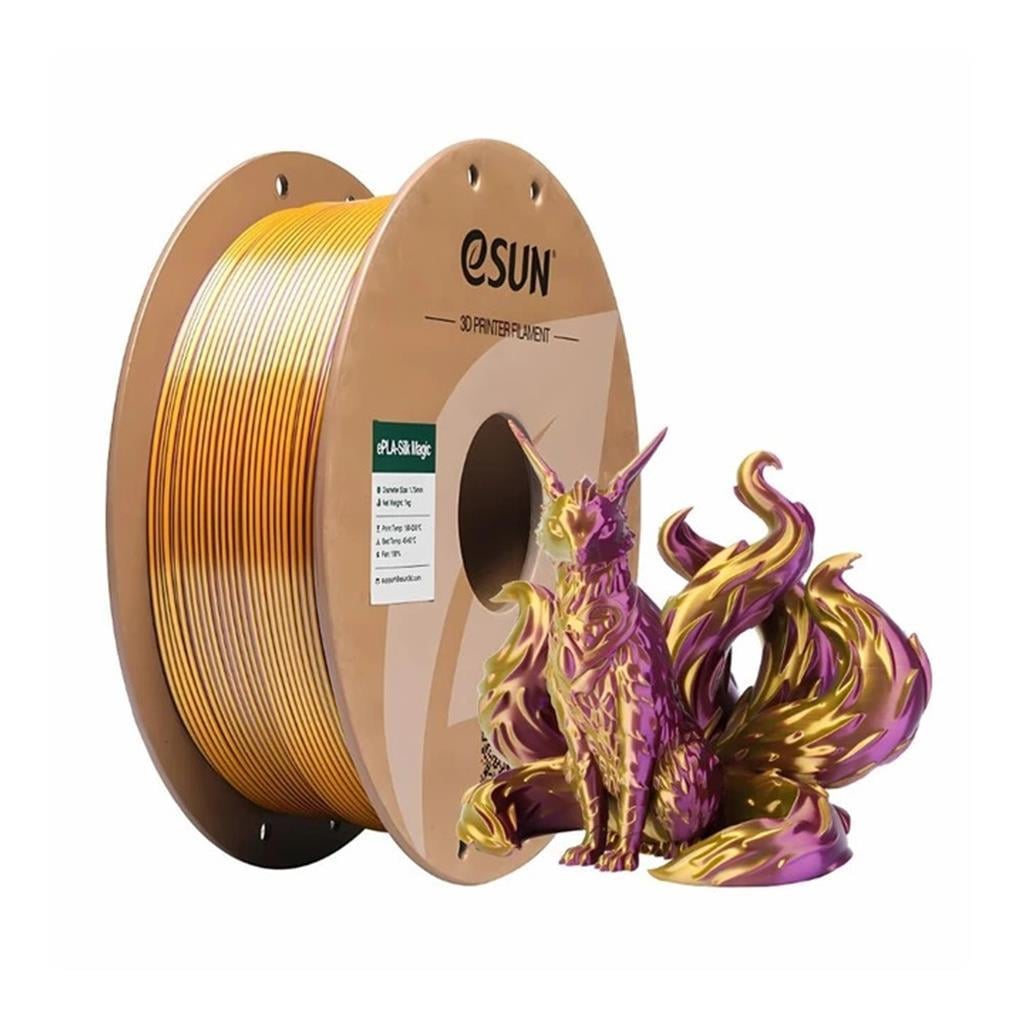 Esun PLA-Silk Magic Filament Mor-Altın 1.75mm 1000gr
