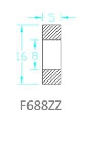 F688ZZ Rulman