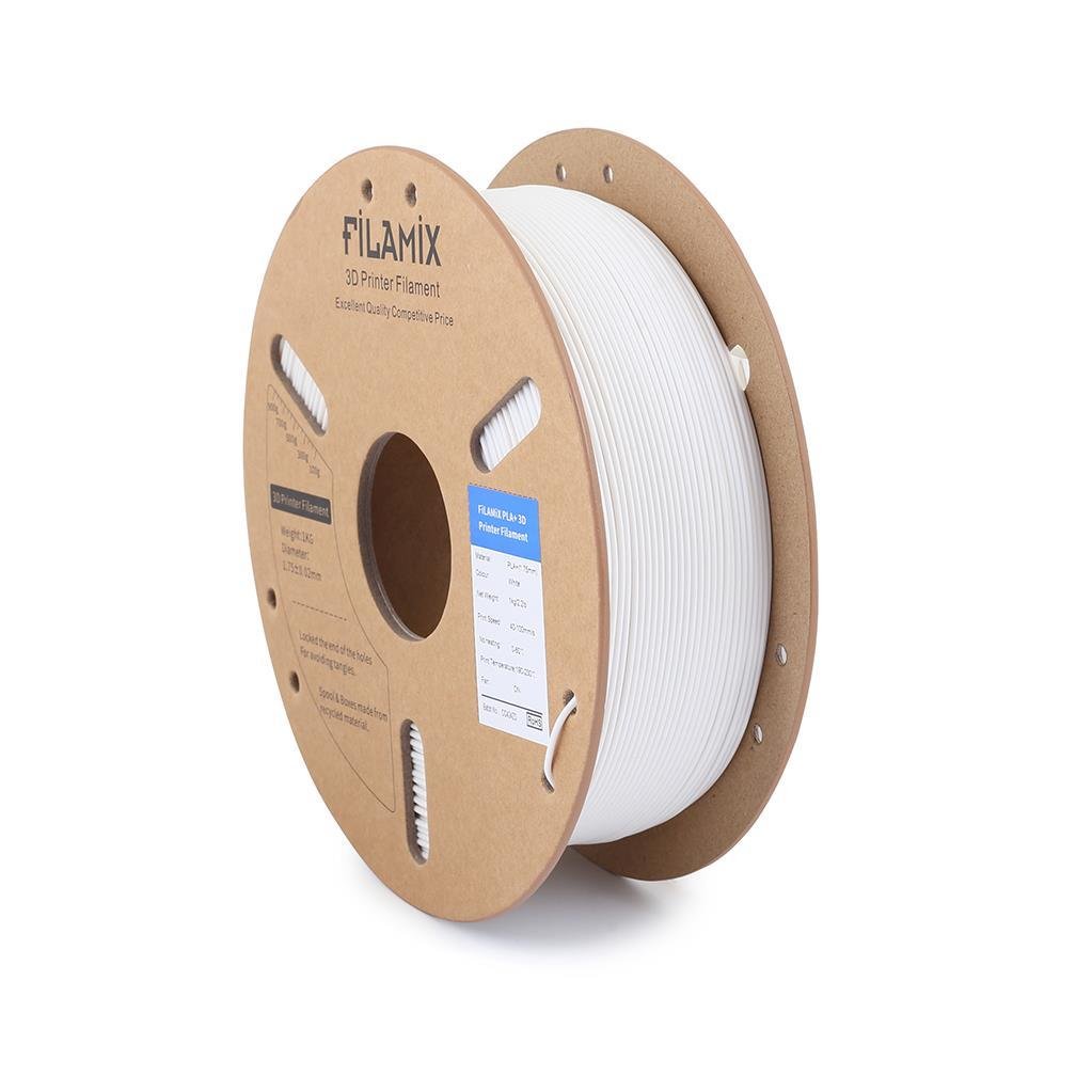 Filamix PLA+ Filament 1.75mm 1Kg (100mm/s) Beyaz