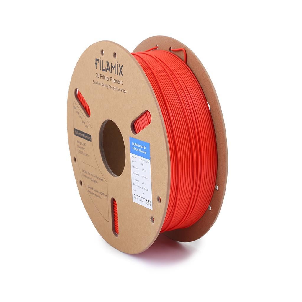 Filamix PLA+ Filament 1.75mm 1Kg (100mm/s) Kırmızı