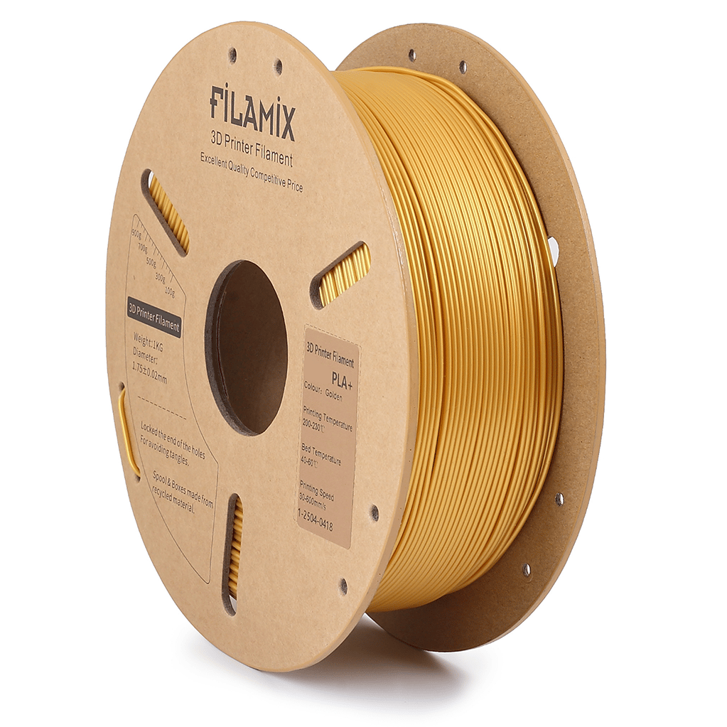 Filamix PLA Plus(PLA+)Filament 1.75mm 1Kg-Altın