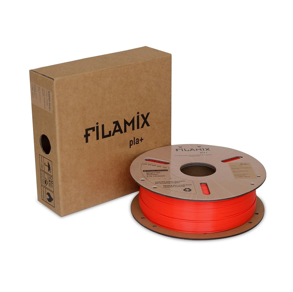 Filamix PLA Plus(PLA+)Filament 1.75mm 1Kg-Kırmızı