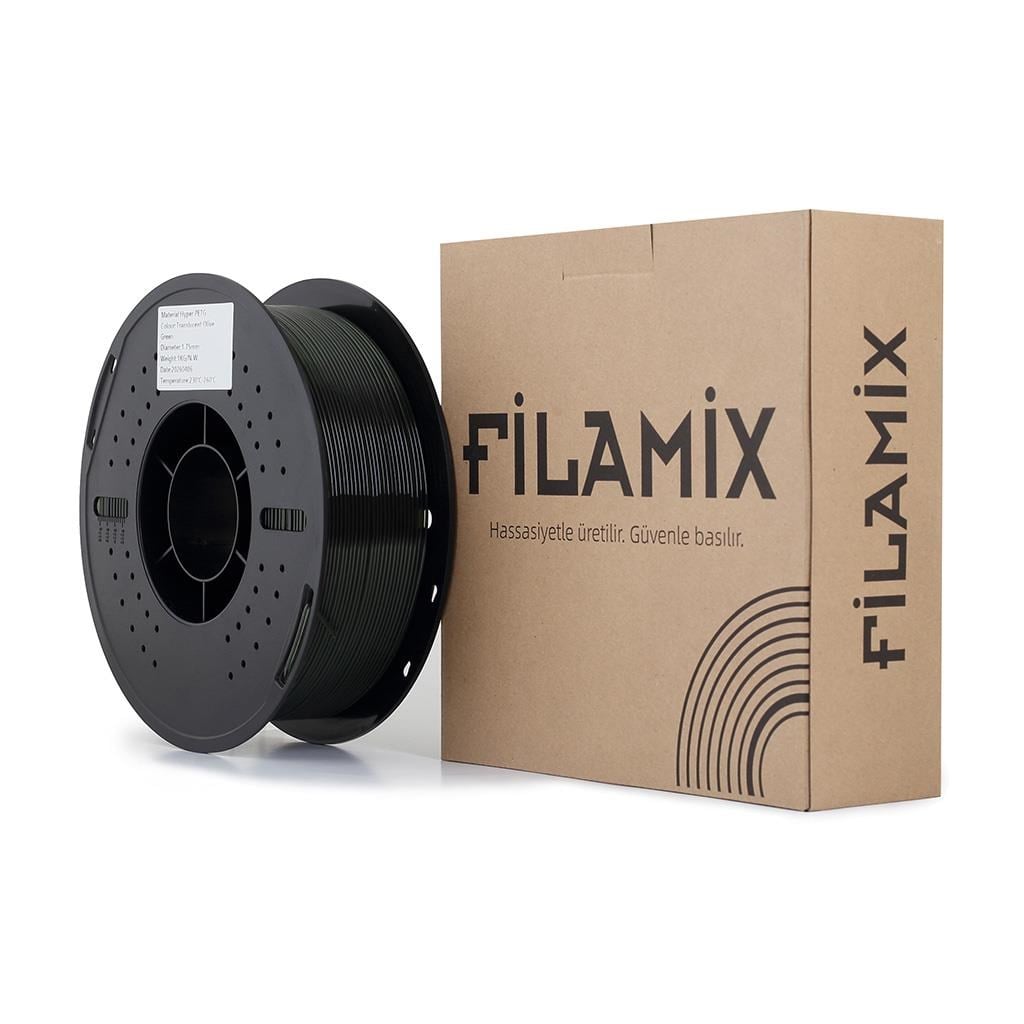Filamix Rapid Petg Filament 1.75mm 1Kg Transparan Gri