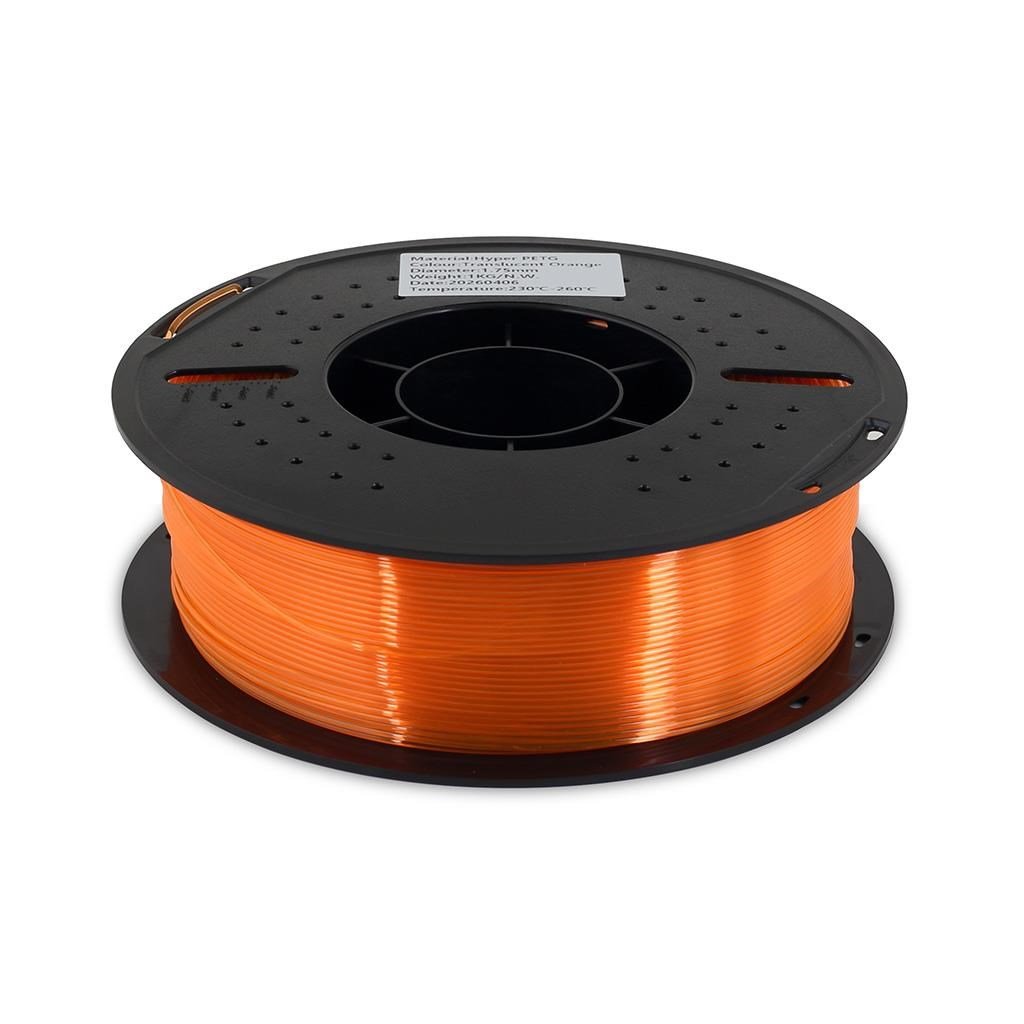 Filamix Rapid Petg Filament 1.75mm 1Kg Transparan Turuncu