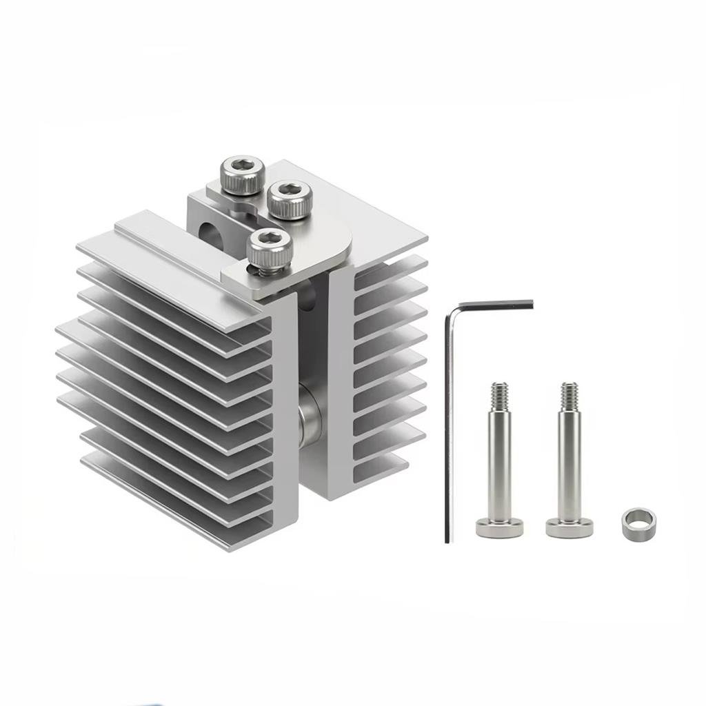 Flashforge AD5X Hotend Üst Soğutucu Blok-Gümüş
