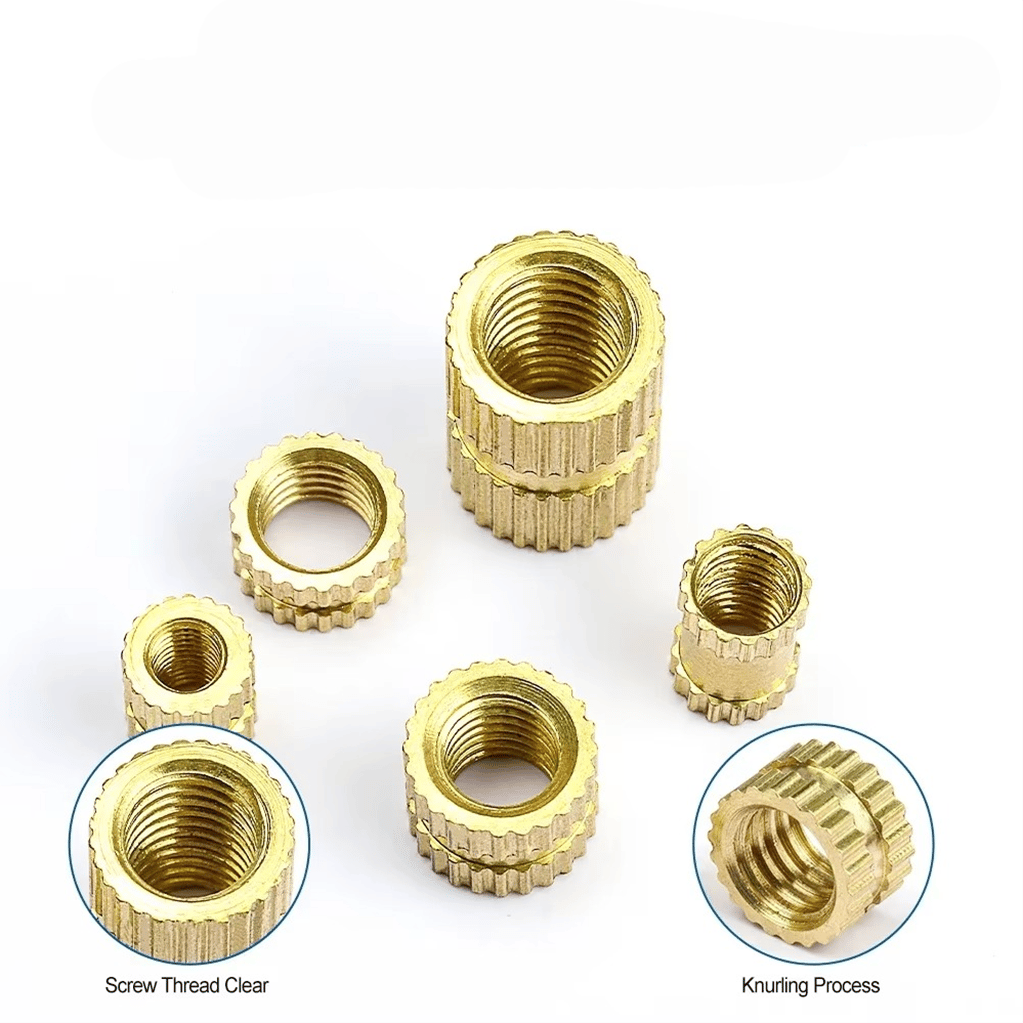 M3x5.3x3 Pirinç İnsert Somun 3D Baskı İçin Çakma Somun(50 Adet)