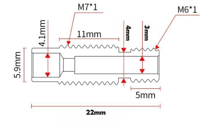 M6-M7 Setli Teflonlu Barrel(3x2 Teflonlu)