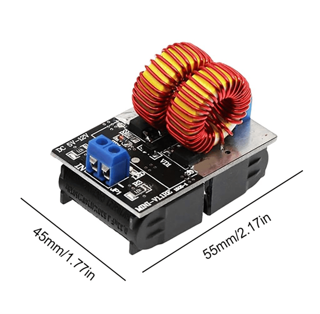 Mini İndüksiyon Isıtma Güç Kaynağı Modülü-120W 5-12V ZVS