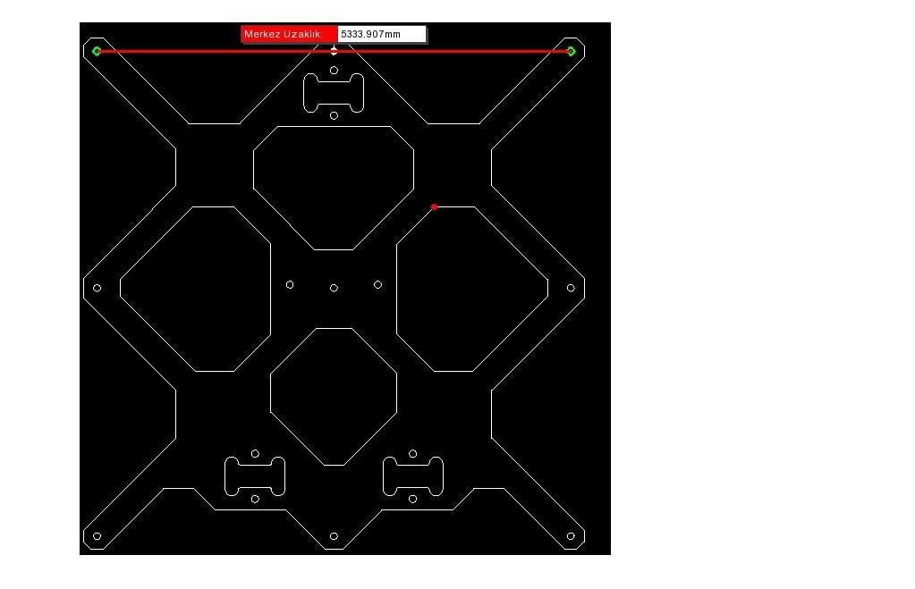 mk52 Lazer Kesim Tabla(4mm Alüminyum)