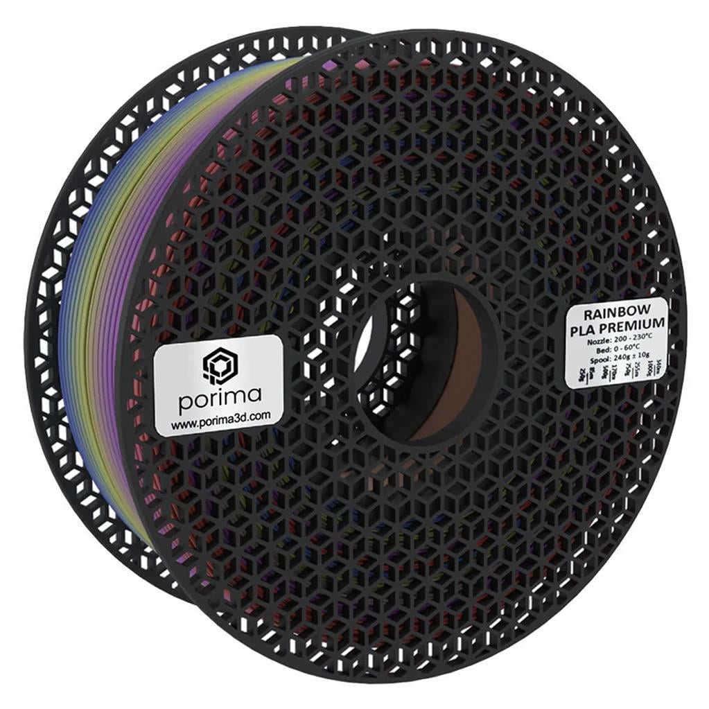 Porima PLA 1.75mm Premium Rainbow Filament 1Kg