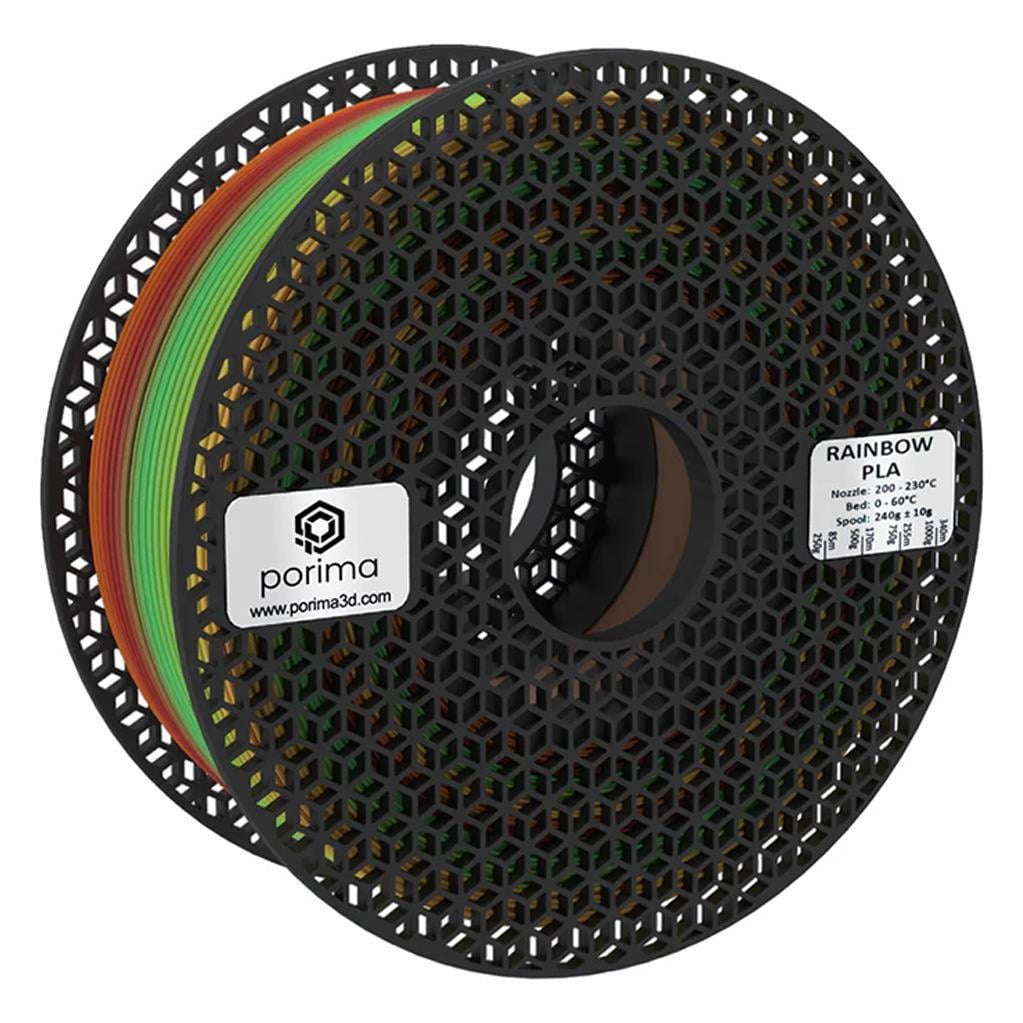 Porima PLA 1.75mm Rainbow Filament 1Kg